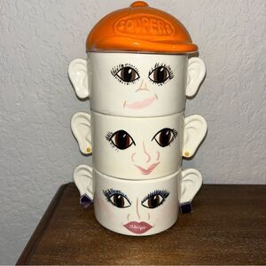 Soupers Face Stacked Mug Set (3)